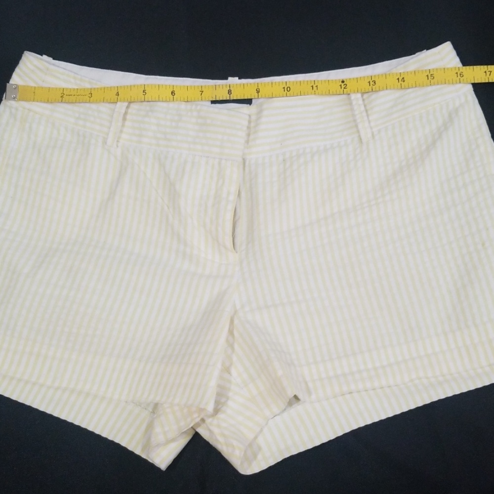 J.Crew striped yellow and white shorts. - Picture 6 of 8